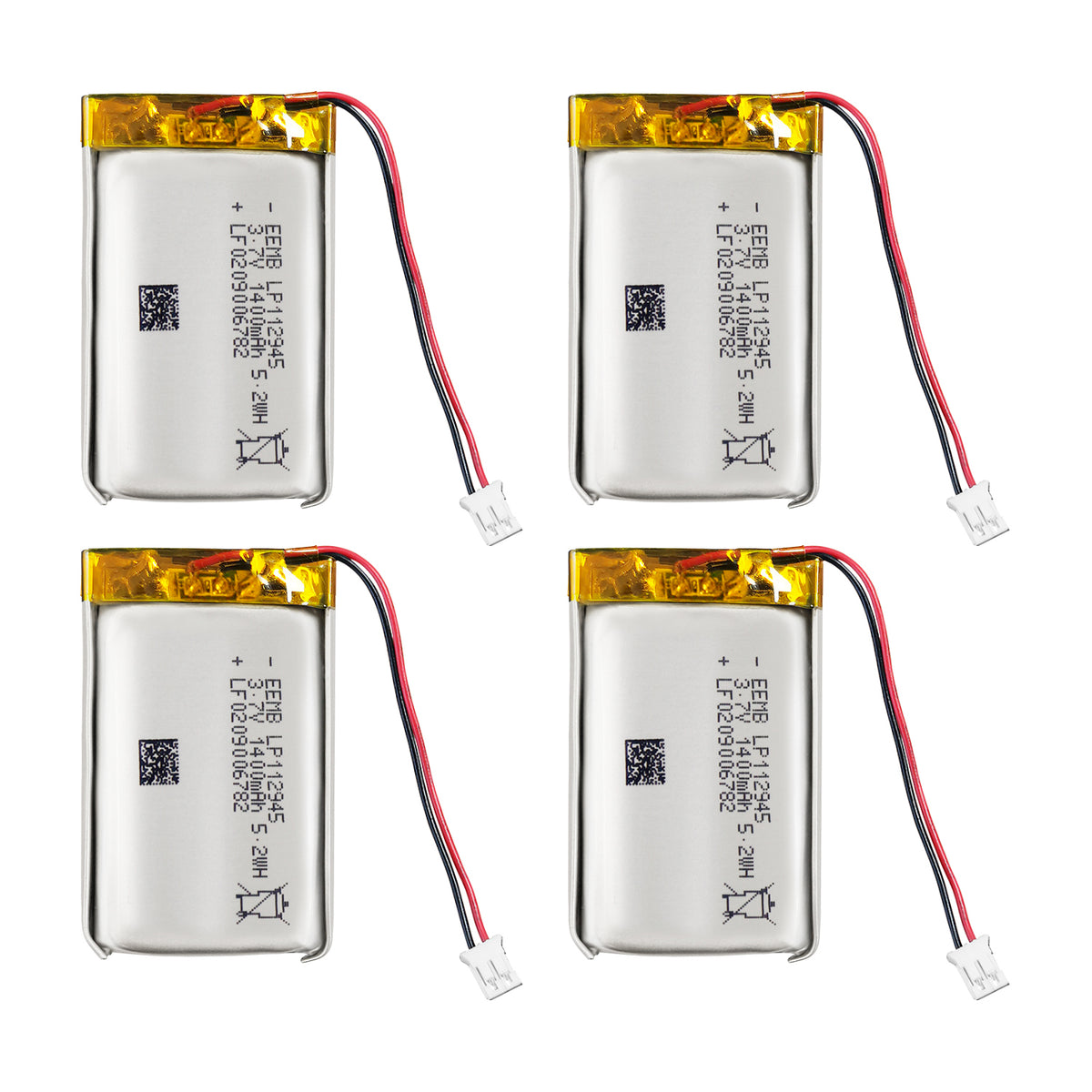 LP112945 -- 3.7V  1400 mAh