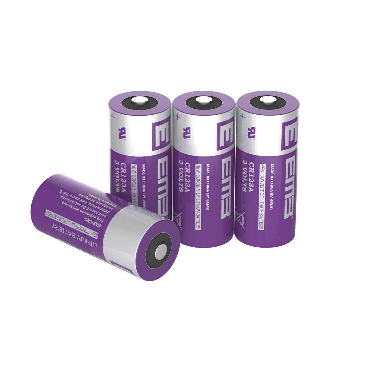 EEMB BATTERY CR123A - Li-MnO2 Lithium Battery, 3.0V, 1500 mAh 