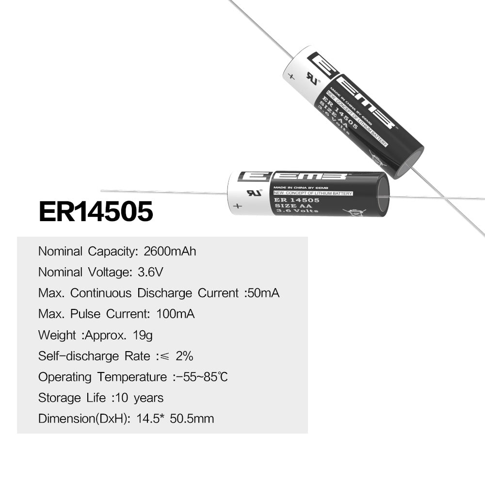 ER14505-AX -- AA 3.6V 2600mAh