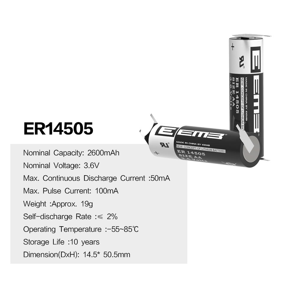 ER14505-VBR -- AA 3.6V 2600mAh