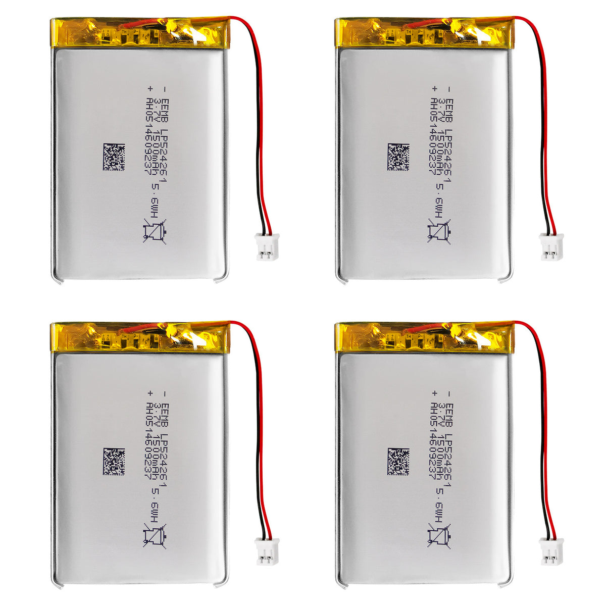 LP524261 -- 3.7V 1500mAh