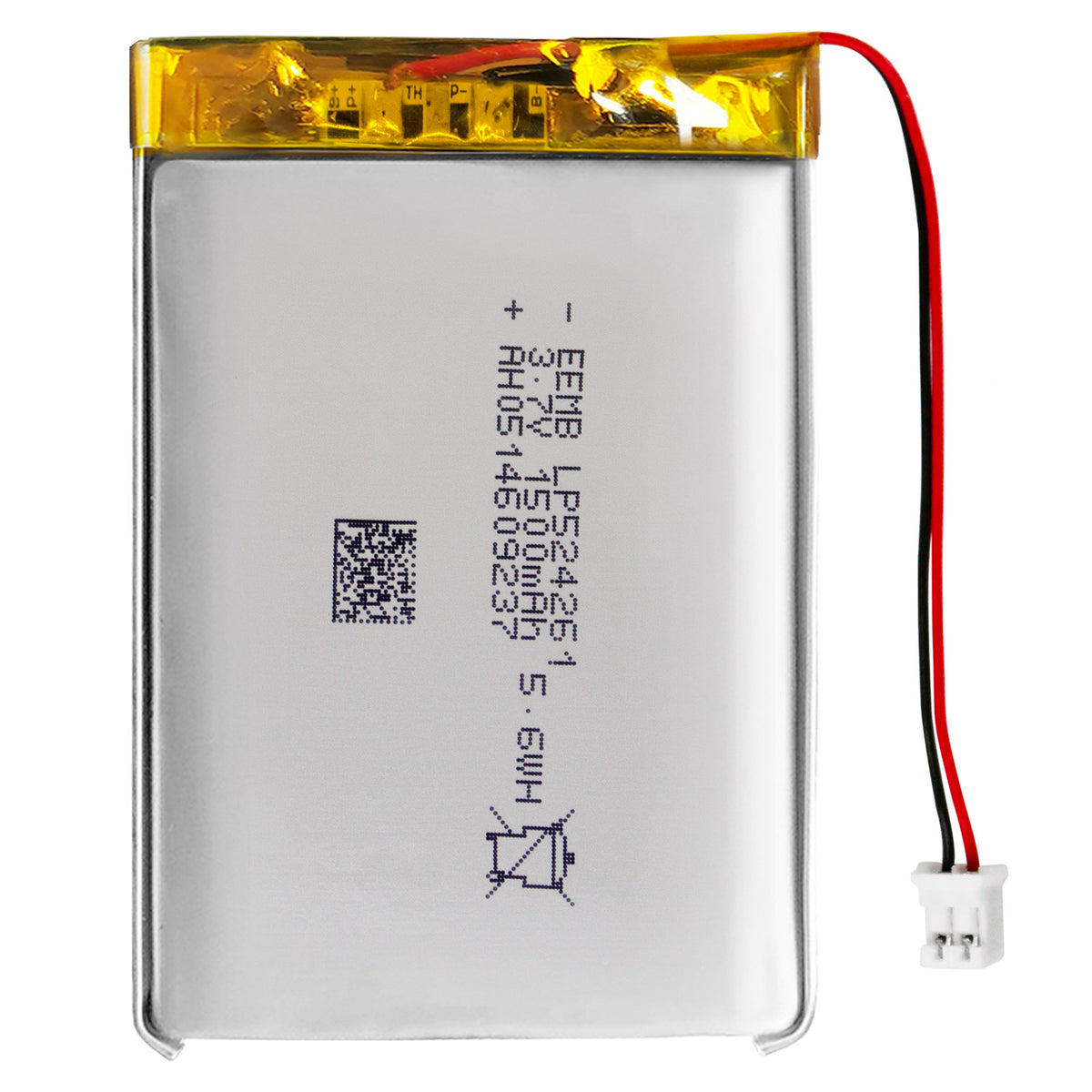 LP524261 -- 3.7V 1500mAh