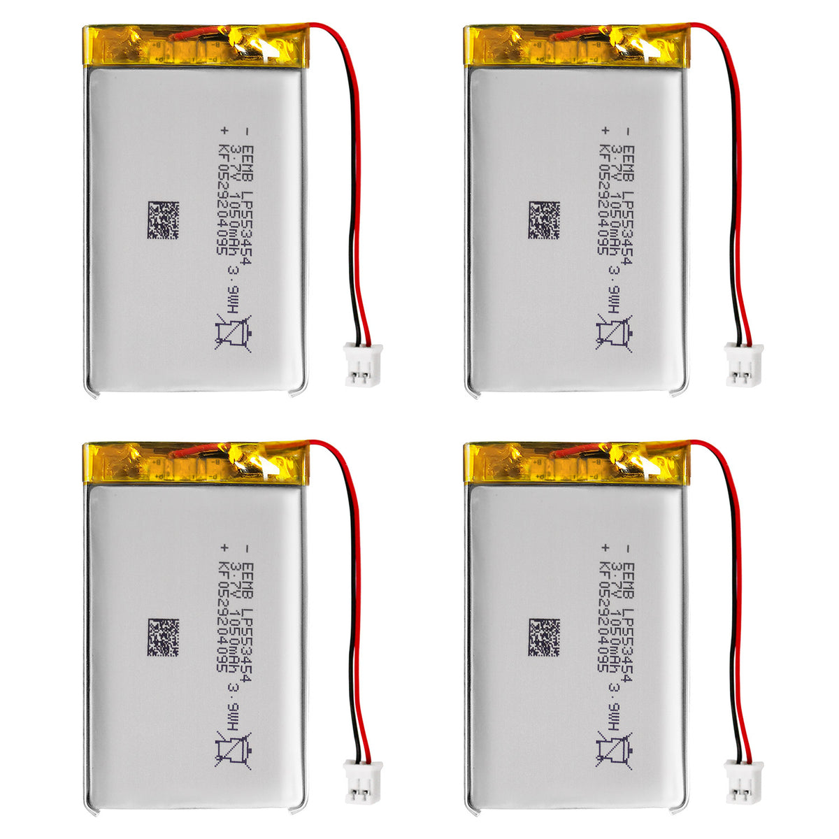 LP553454 -- 3.7V 1050mAh