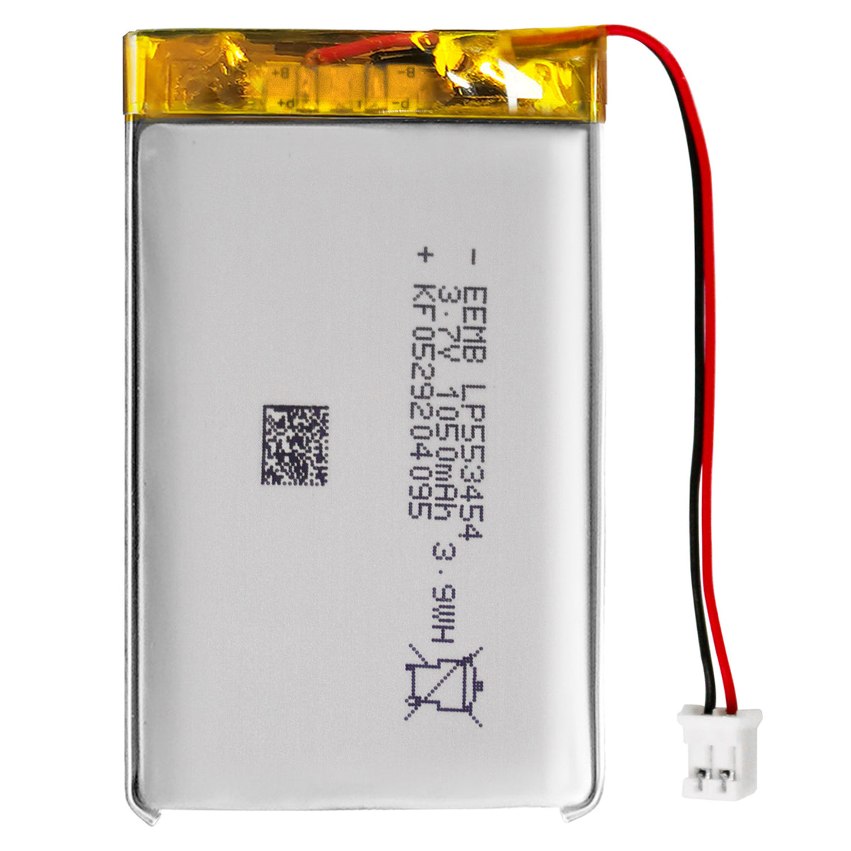 LP553454 -- 3.7V 1050mAh